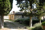Gaurdiola, nel parco in vista del Chianti e della Val d'Arbia