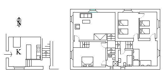 Planimeria del Casale del Fabbro a Orgia - Sovicille