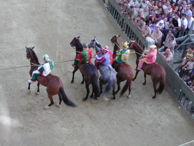 Il Palio di Siena - La Mossa